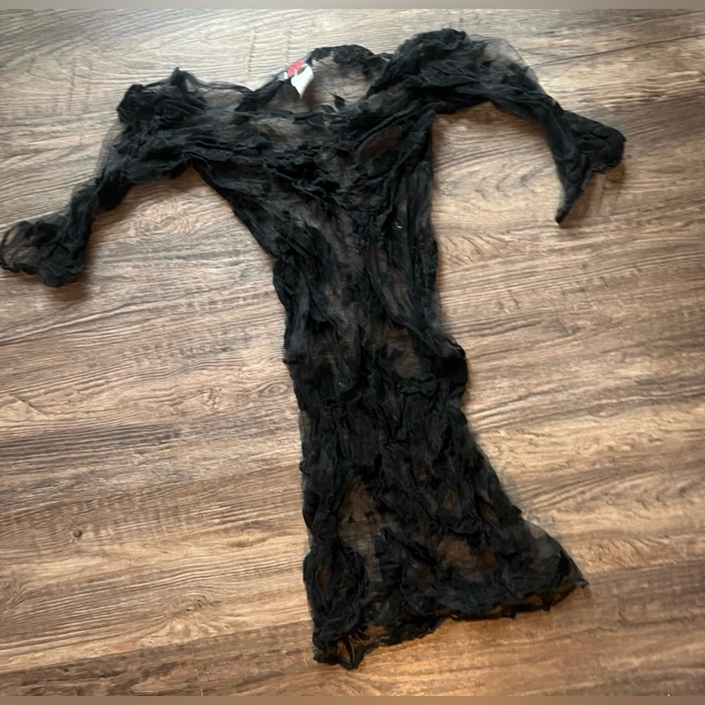 TRIPP NYC Black Lace Dress